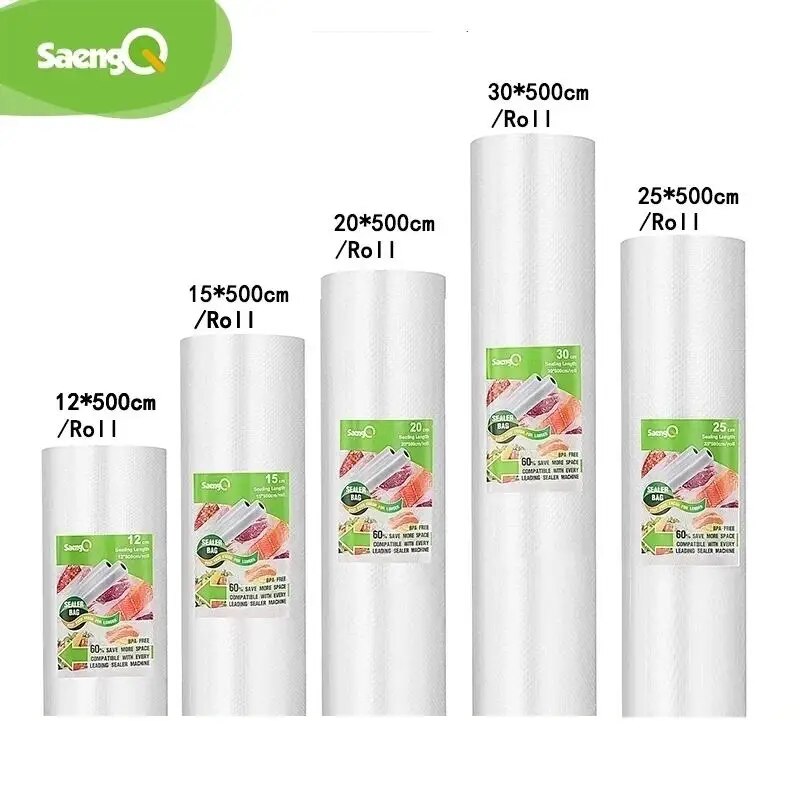 Food Storage Plastic Bag - SaengQ Vacuum Bags for Food Vacuum