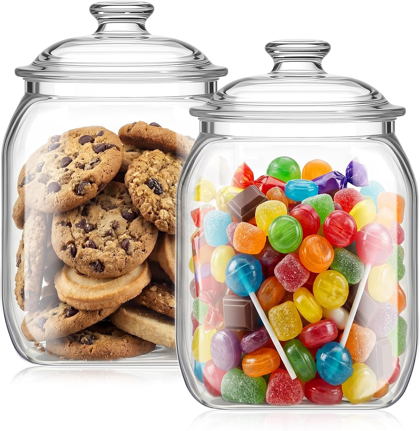 2 Pack Acrylic Cookie Candy Ja - Food Storage Airtight recensione e prezzo