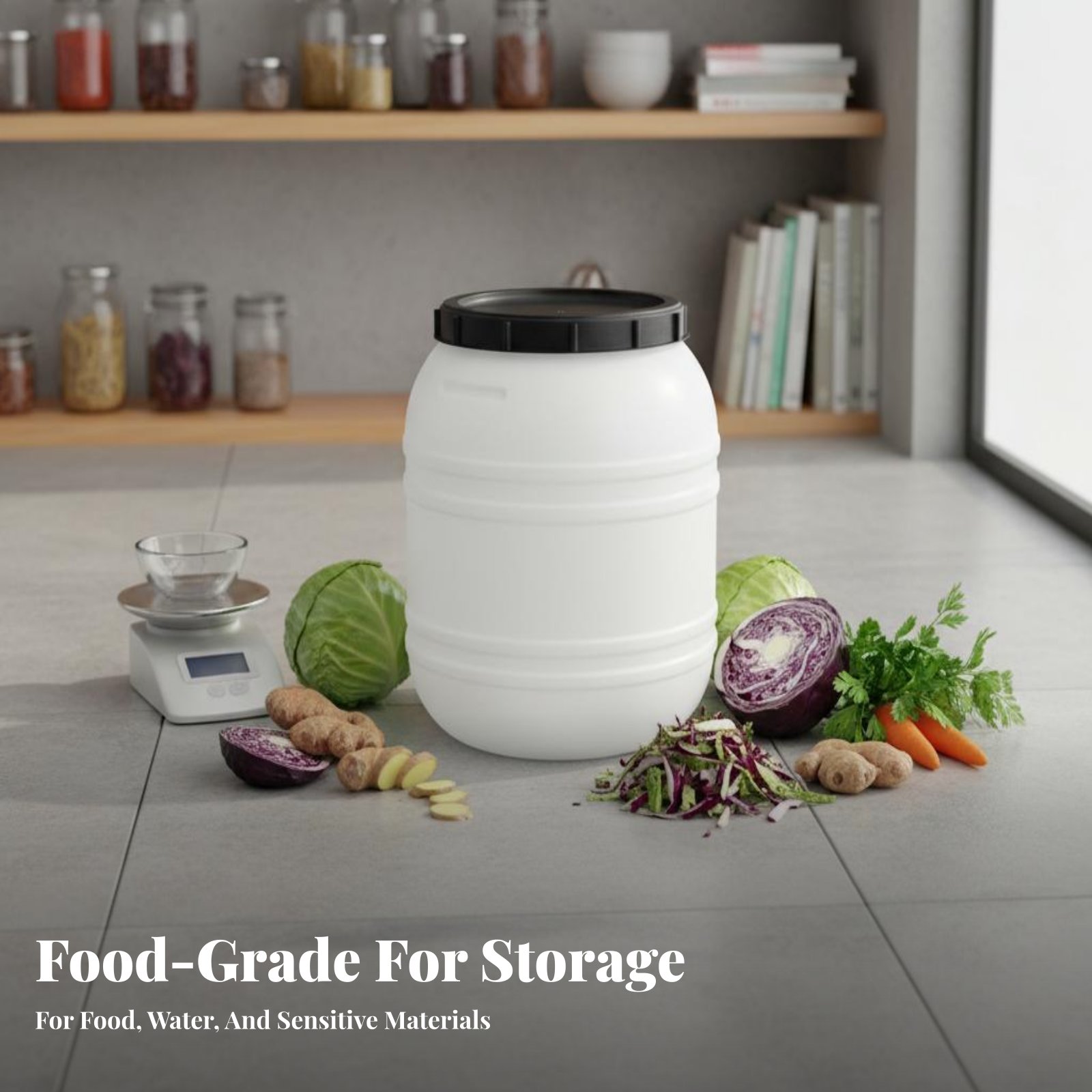 Food Grade Plastic Barrel Airt - Food Storage Airtight recensione e prezzo