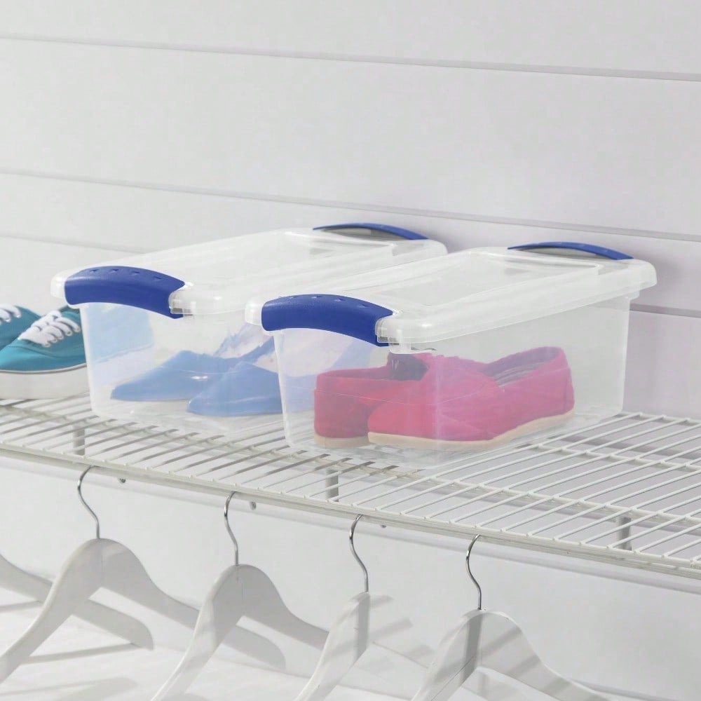 3-Pack 7 Quart Small Clear Pla - Stackable Pantry Bin recensione e prezzo