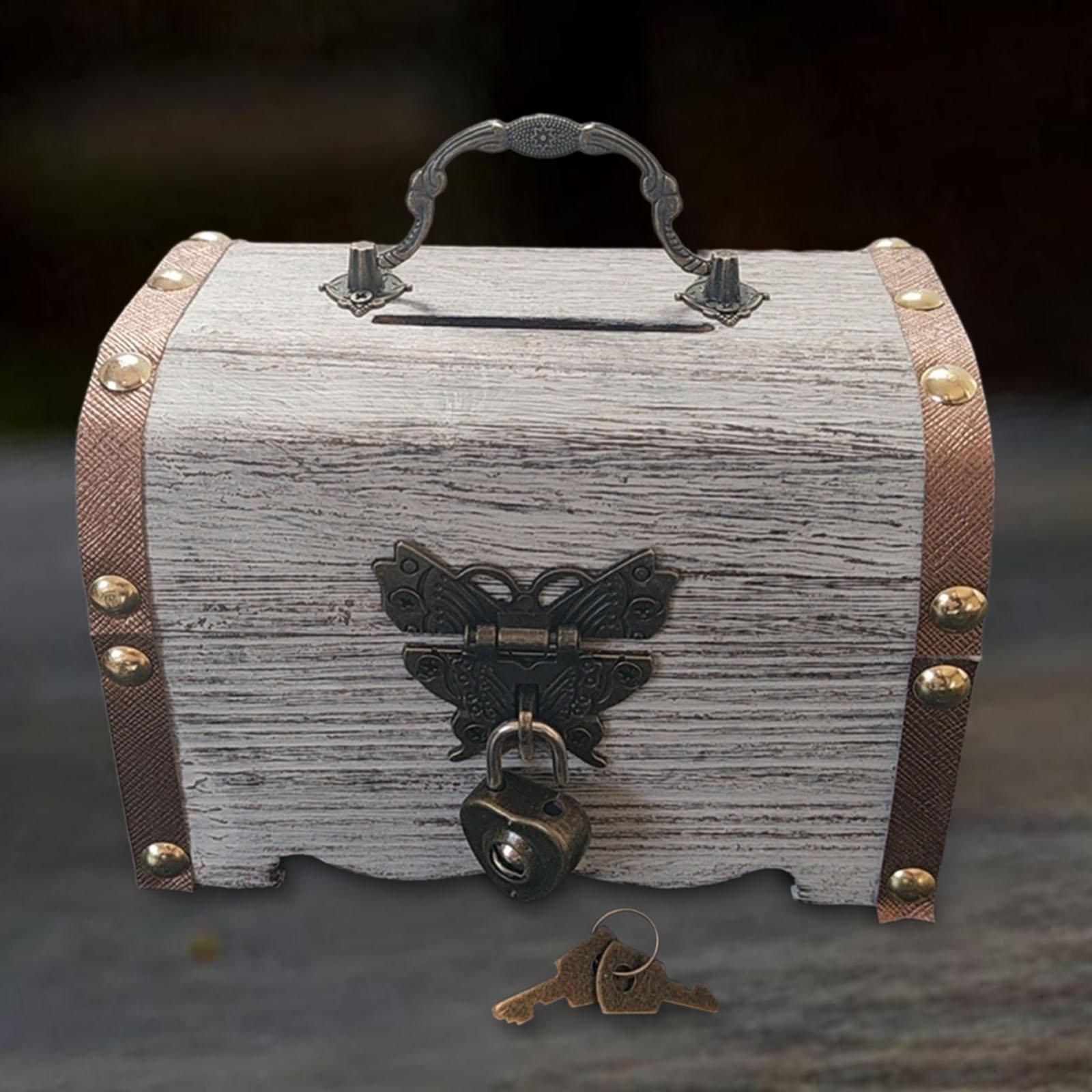 Piggy Bank Treasure Chest with - Food Storage Box With Lock And Key recensione e prezzo