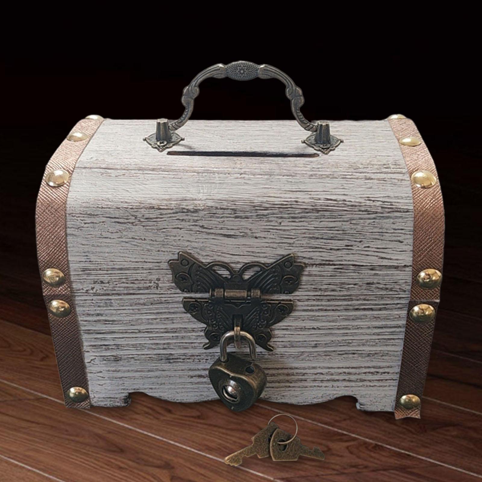 Piggy Bank Treasure Chest with - Food Storage Box With Lock And Key recensione e prezzo
