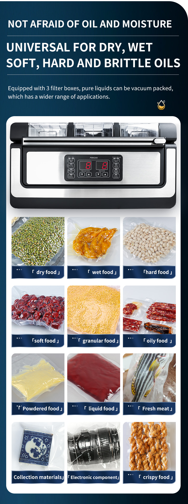 Kitchen Vacuum Food Preservati - Food Storage Machine recensione e prezzo