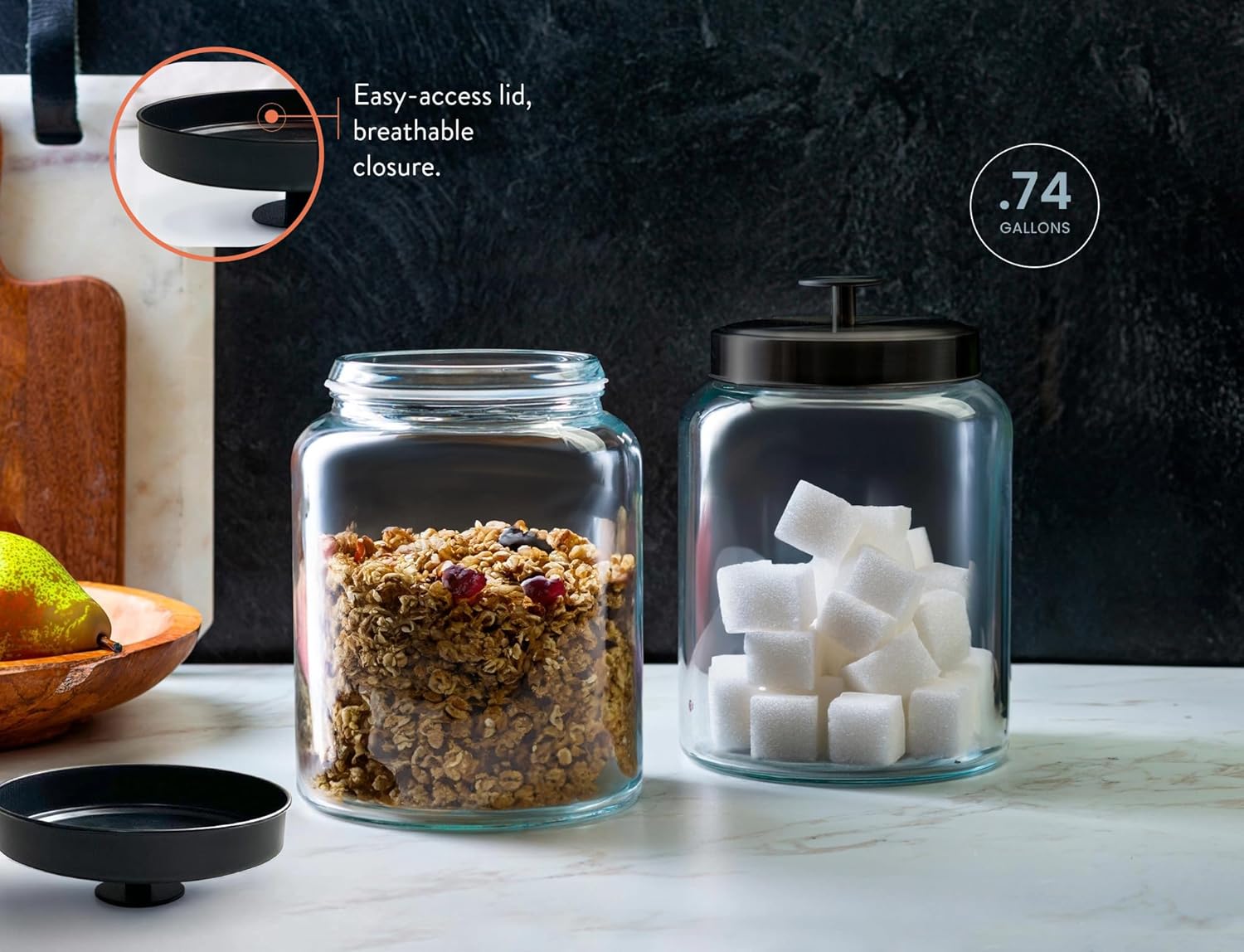 Glass Kitchen Canister Set, Fo - Food Storage Containers Set recensione e prezzo
