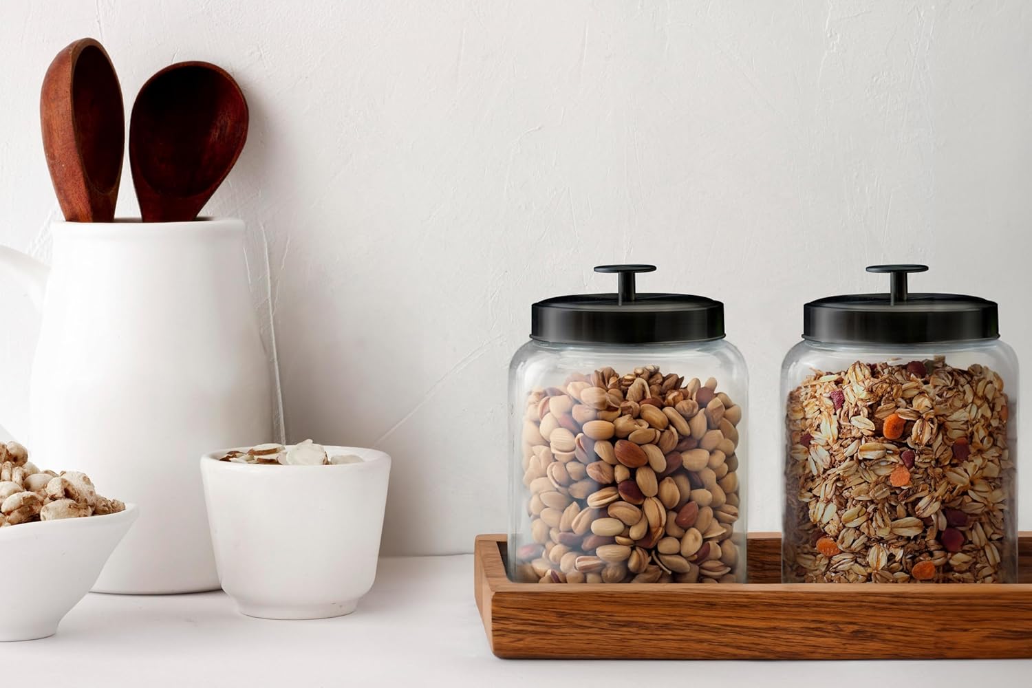 Glass Kitchen Canister Set, Fo - Food Storage Containers Set recensione e prezzo