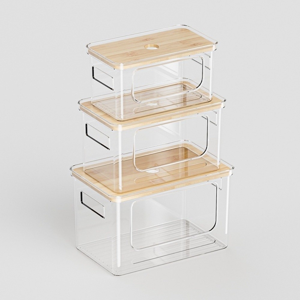 New Clear PET Pantry Organizer - Stackable Pantry Bin recensione e prezzo