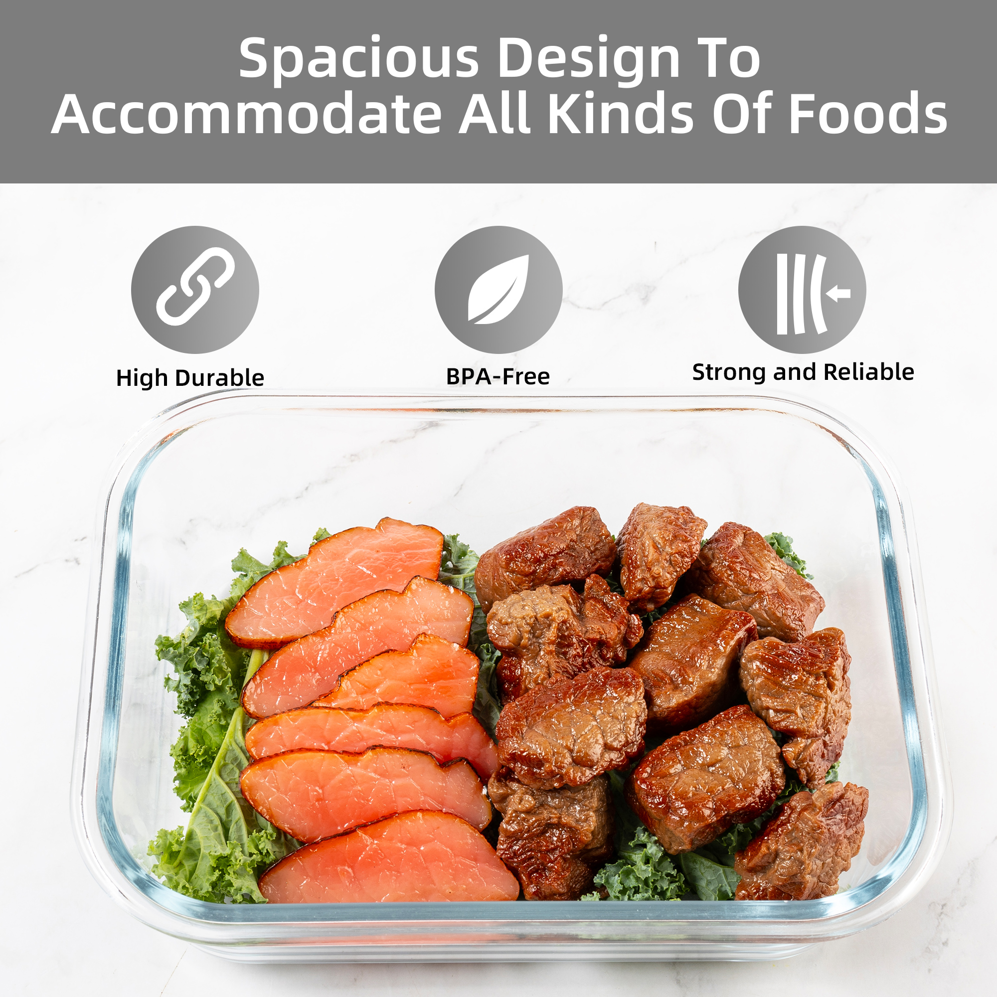 16-Piece Glass Food Storage Co - Food Storage Ideas recensione e prezzo