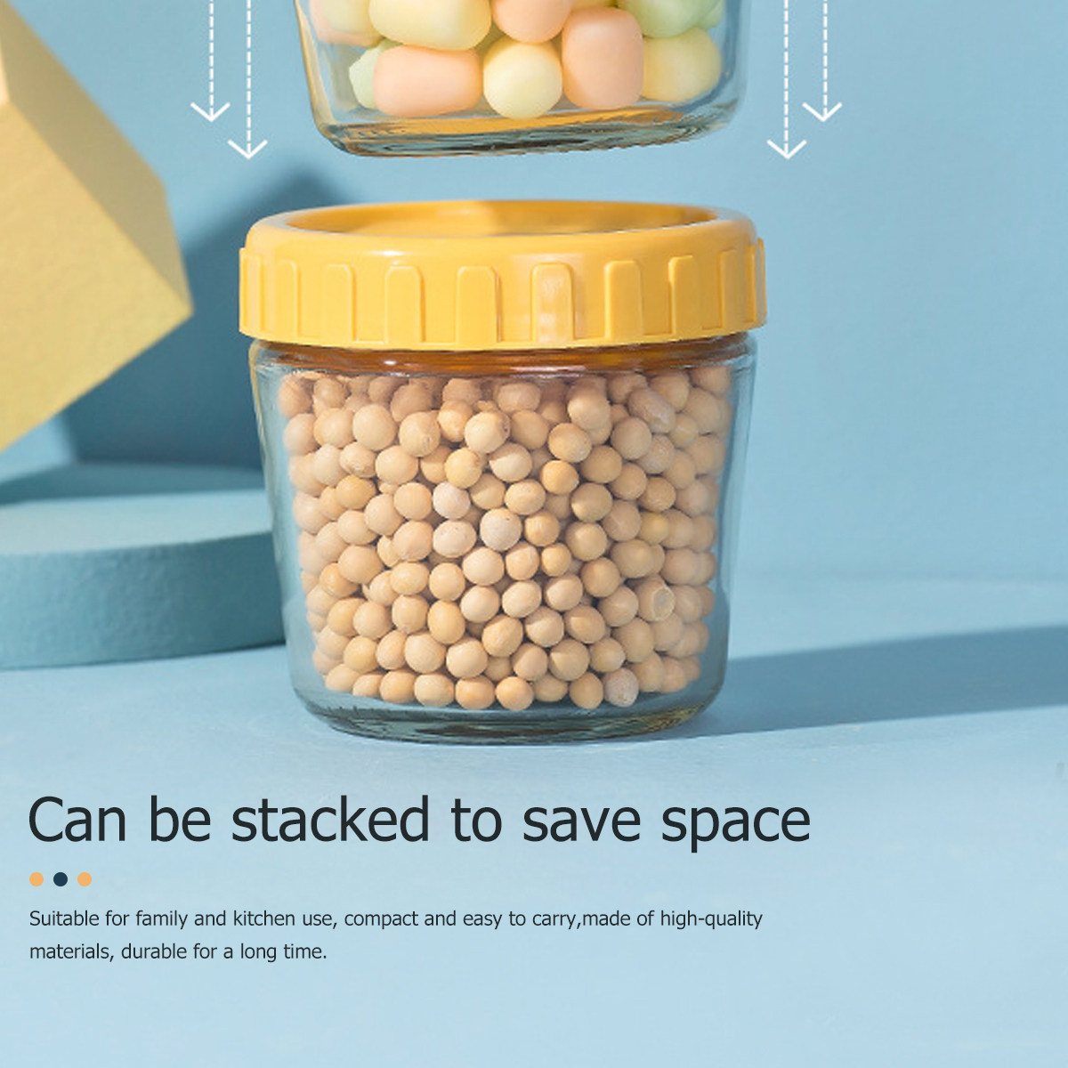1Set Sealed Glass Food Storage - Food Storage Airtight recensione e prezzo