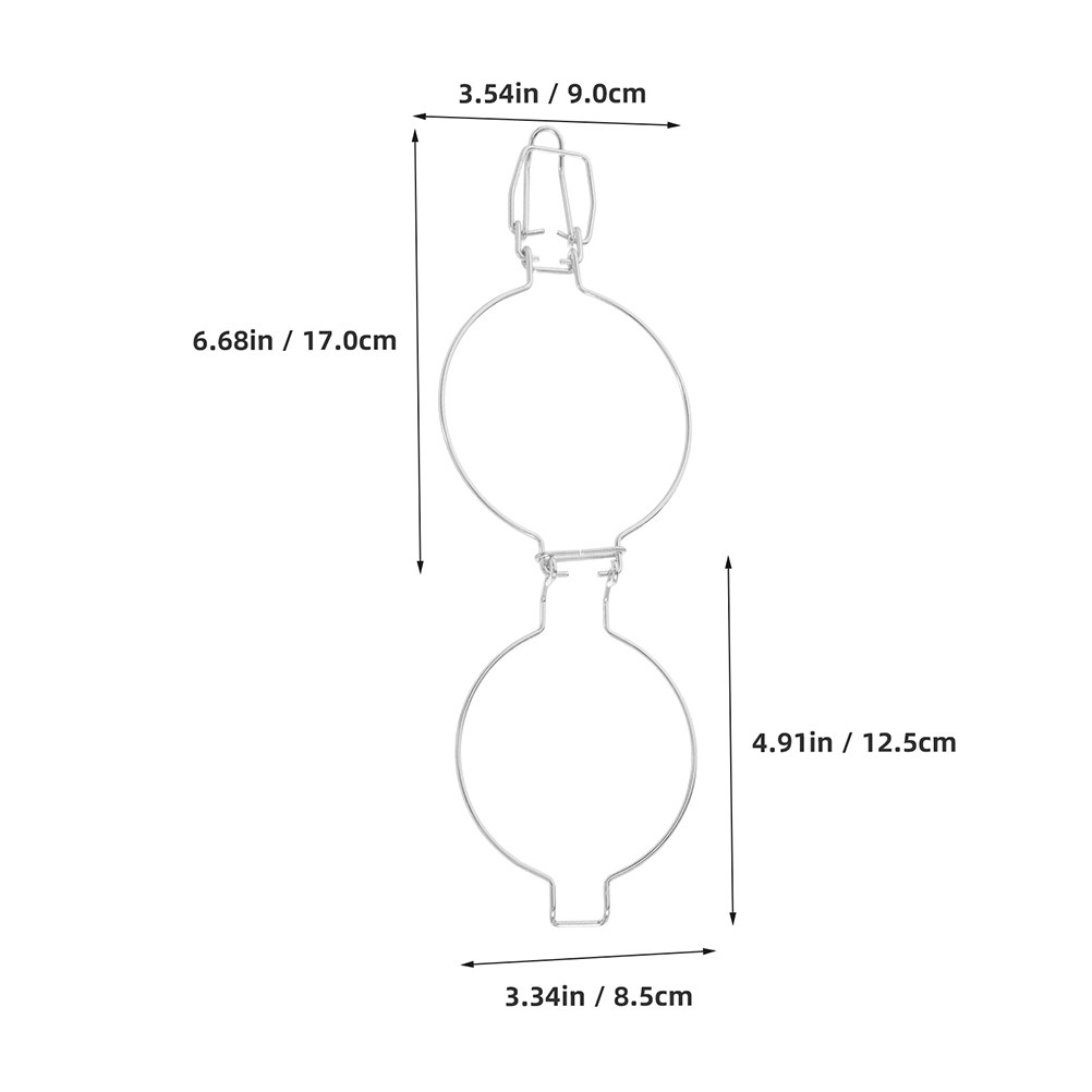 3pcs Stainless Steel Wire Clam - Food Storage Stainless Steel Containers recensione e prezzo