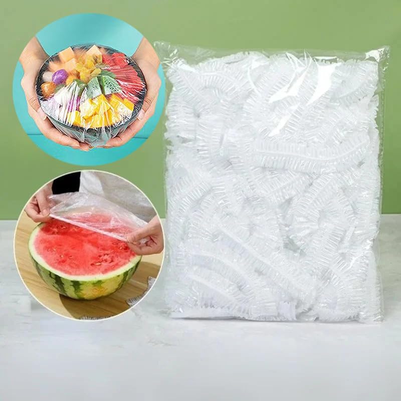 300PCS Elastic Food Covers, St - Food Storage Plastic Bag recensione e prezzo