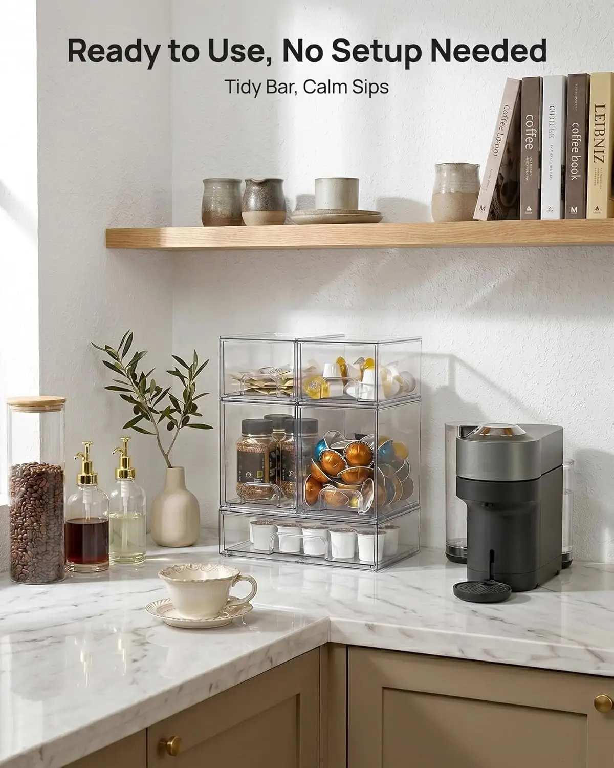 Stackable Storage Drawers Set  - Stackable Pantry Bin recensione e prezzo