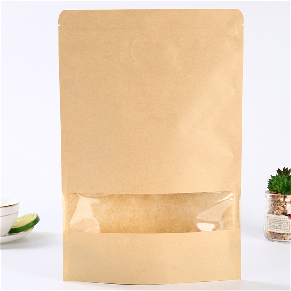 10pcs Zip Lock Kraft Paper Bag - Food Storage Year Supply recensione e prezzo