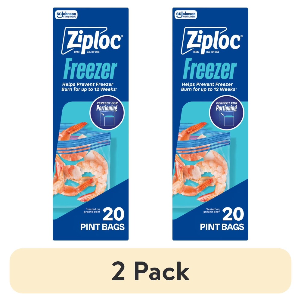 (2 pack) Ziploc Brand Pint Fre - Food Storage Brands recensione e prezzo