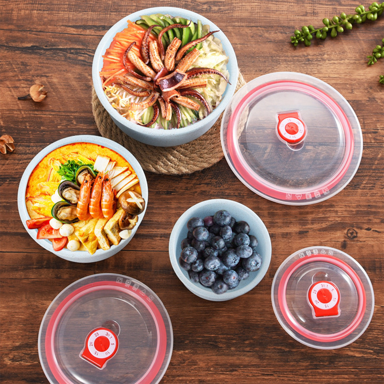 3pcs Food Storage Containers B - Food Storage Containers Set recensione e prezzo