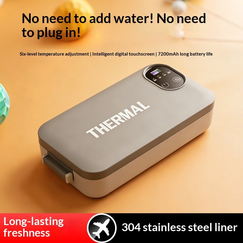 Heated Lunch Box Water Free In - Food Storage Box Stainless Steel recensione e prezzo