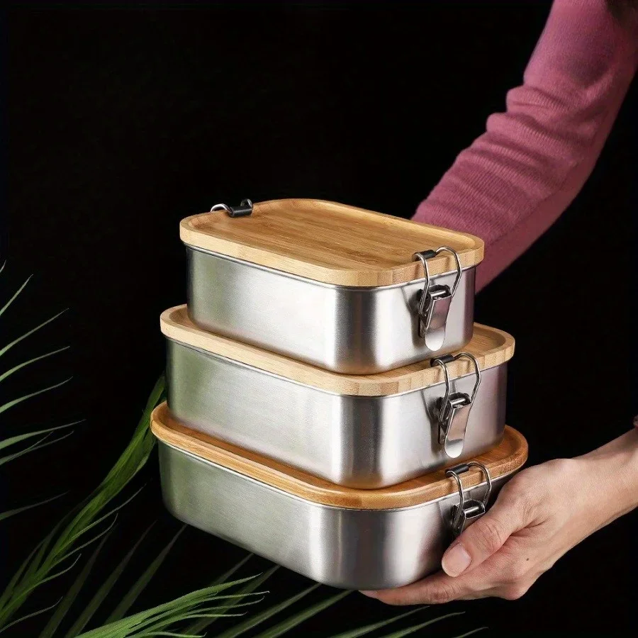 New 304 stainless steel bamboo - Food Storage Method recensione e prezzo