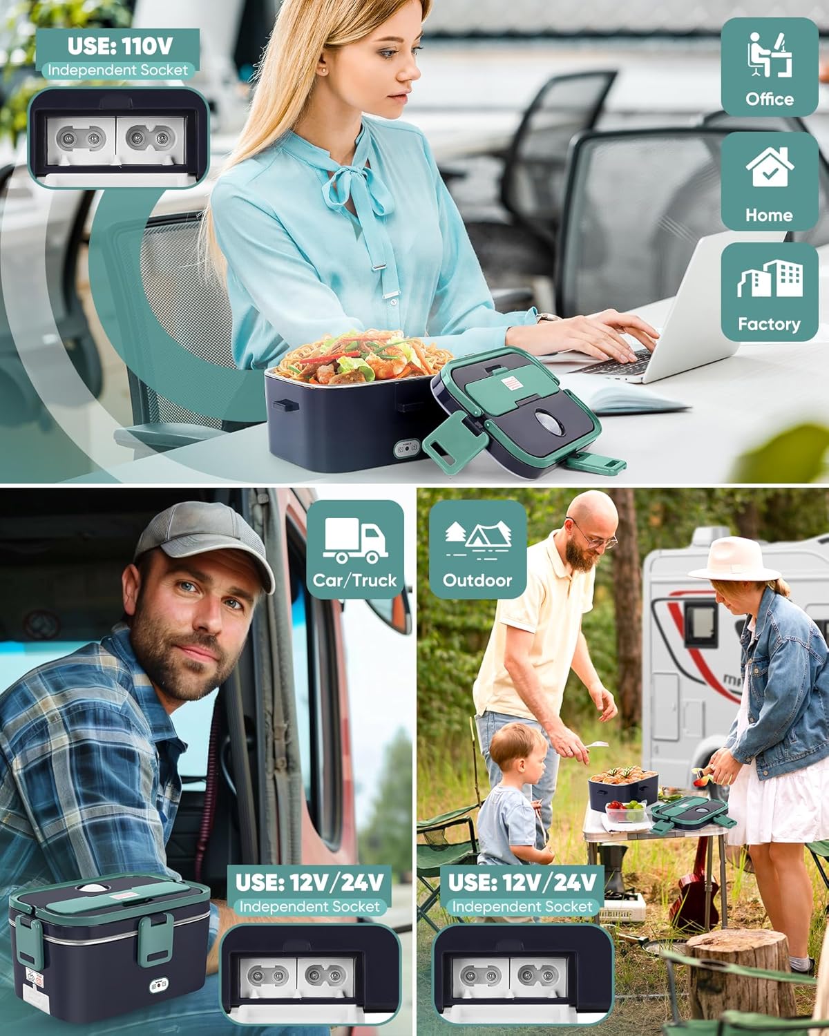 2025 New Non-Water-Filling Car - Food Storage Box Stainless Steel recensione e prezzo