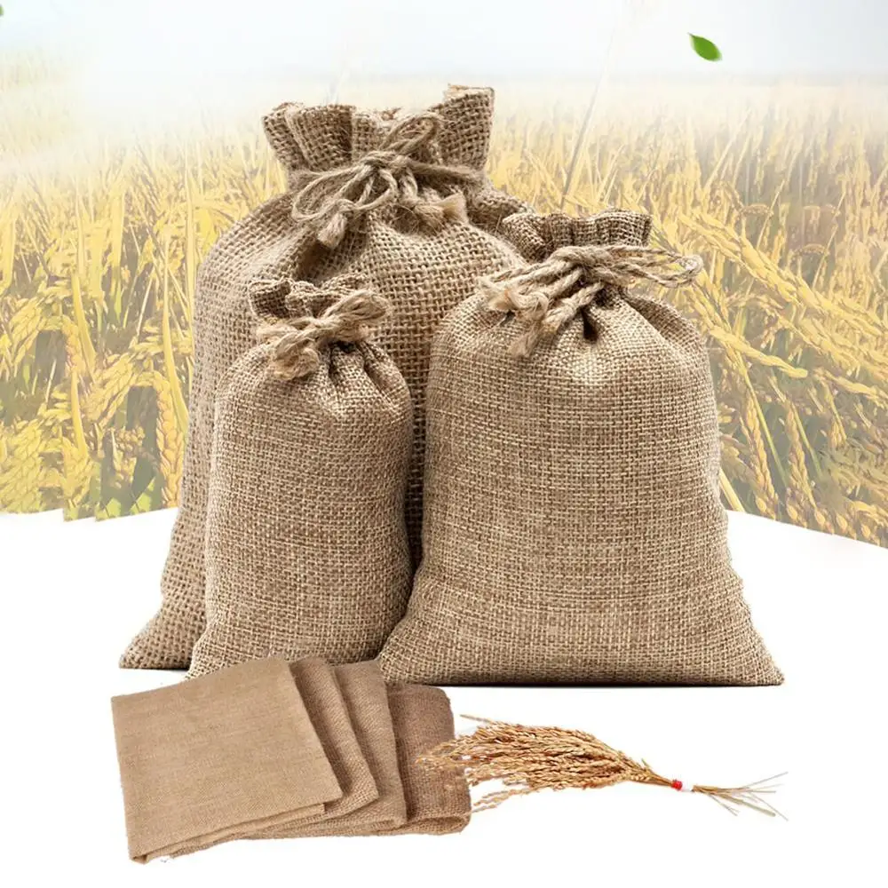 Natural Burlap Sack Jute Potat - Food Storage Roots recensione e prezzo
