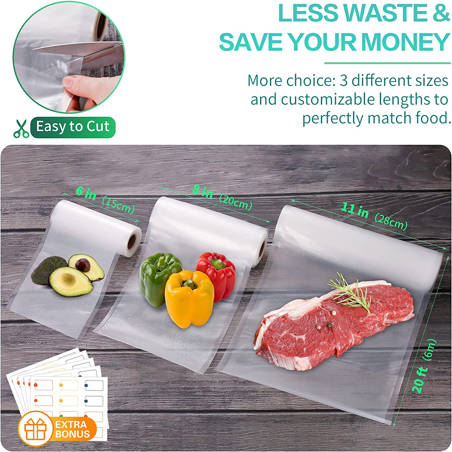 Kitchen Bags For Vacuum Food V - Food Storage Method recensione e prezzo