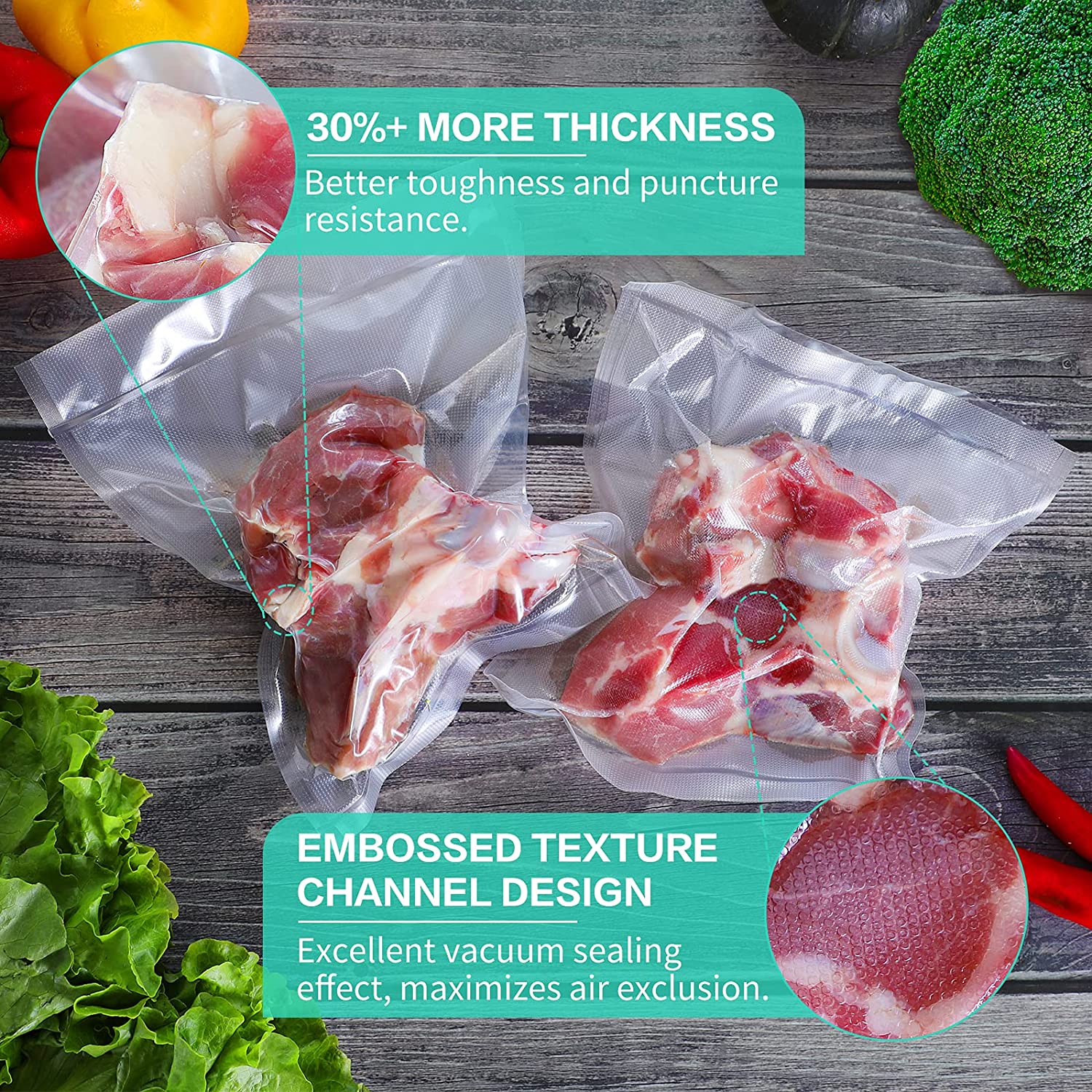 Kitchen Bags For Vacuum Food V - Food Storage Method recensione e prezzo