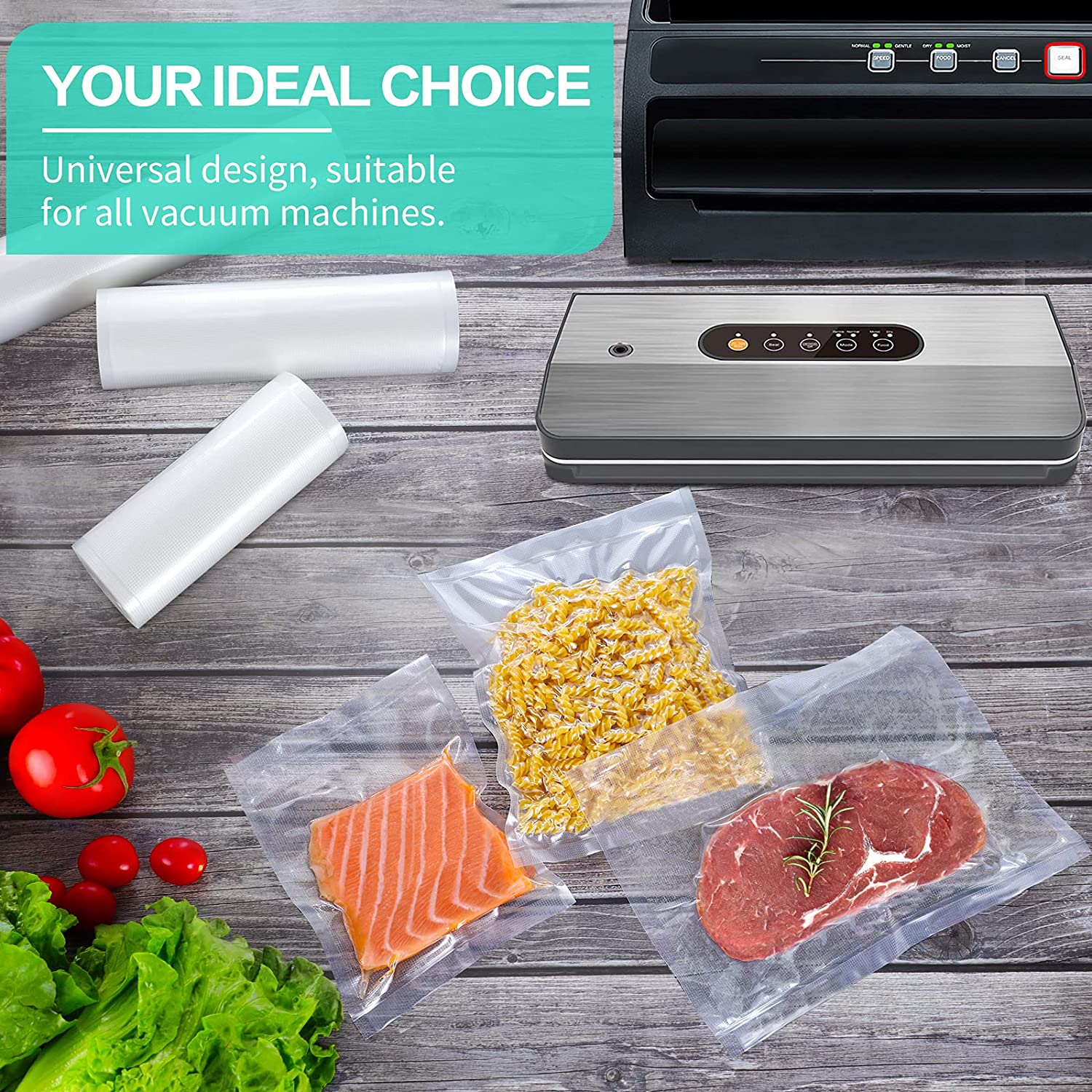 Kitchen Bags For Vacuum Food V - Food Storage Method recensione e prezzo