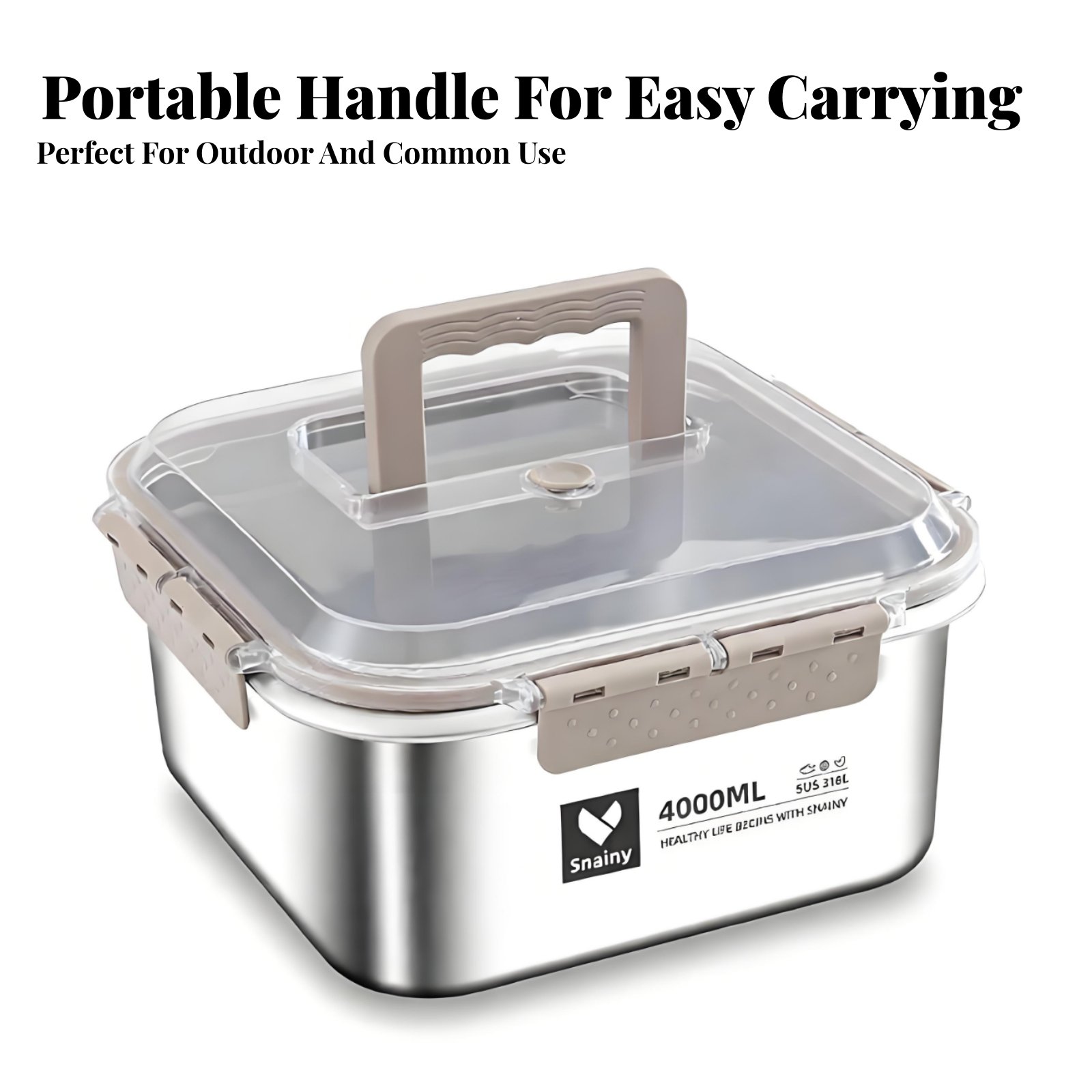 316 Stainless Steel Bento Box, - Food Storage Box Stainless Steel recensione e prezzo