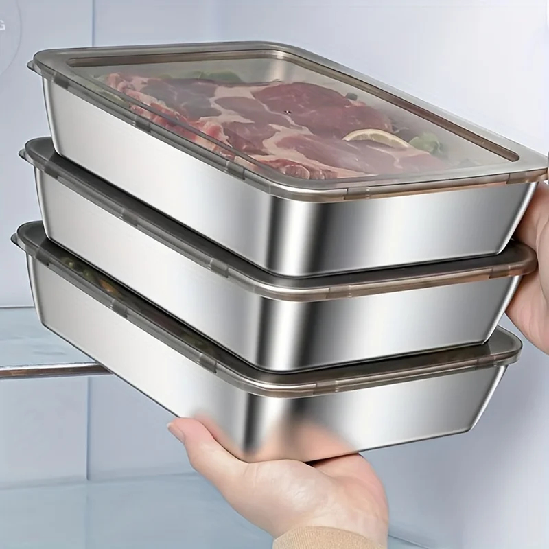 Rectangular Stainless Steel Fo - Food Storage Box Stainless Steel recensione e prezzo