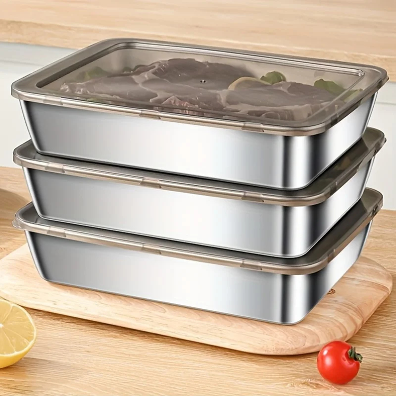 Rectangular Stainless Steel Fo - Food Storage Box Stainless Steel recensione e prezzo