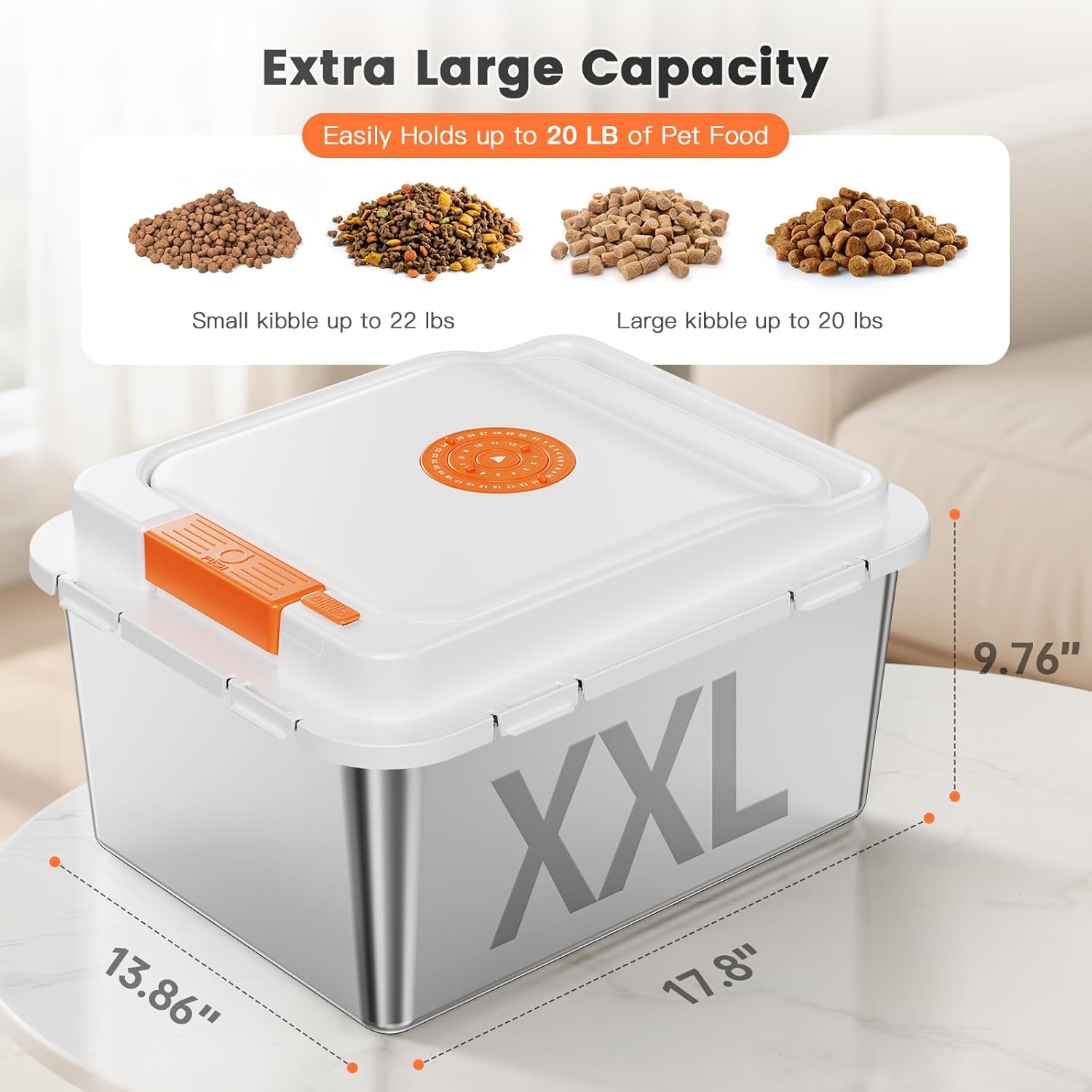 Stainless Steel Dog Food Stora - Food Storage Stainless Steel Containers recensione e prezzo