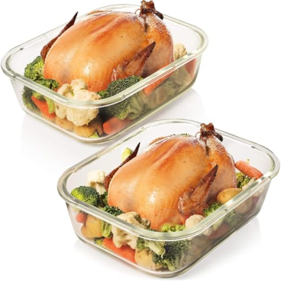 10 Cups/ 80 Oz 4 Pc Set of 2 G - Food Storage Containers Set recensione e prezzo