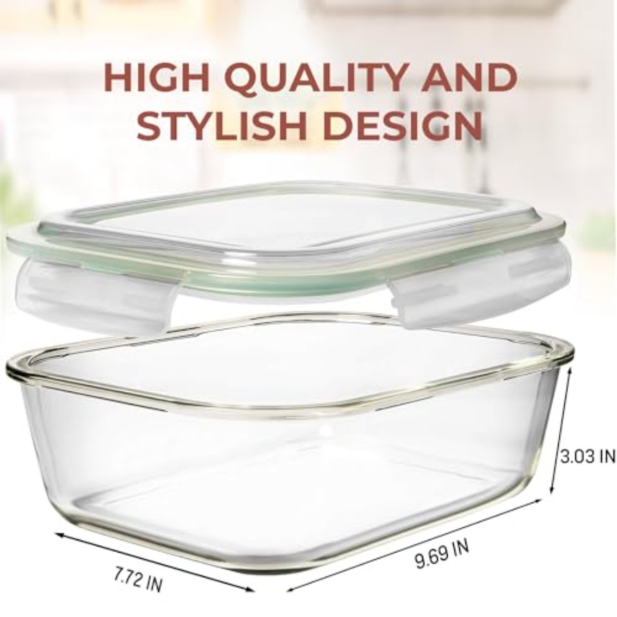 10 Cups/ 80 Oz 4 Pc Set of 2 G - Food Storage Containers Set recensione e prezzo