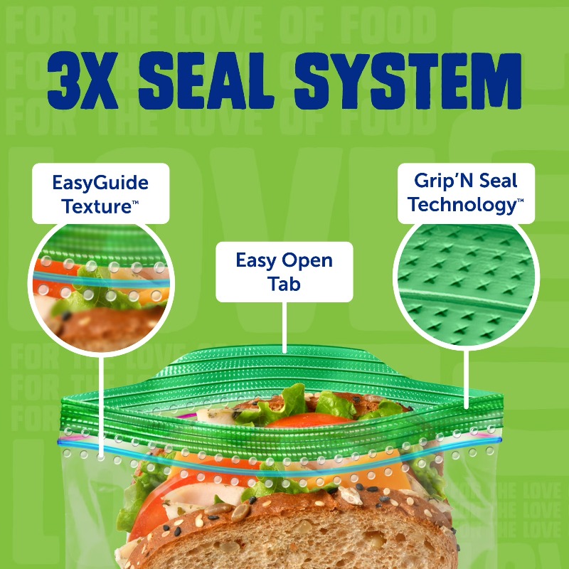 (3 pack) Brand XL Sandwich Bag - Food Storage Brands recensione e prezzo