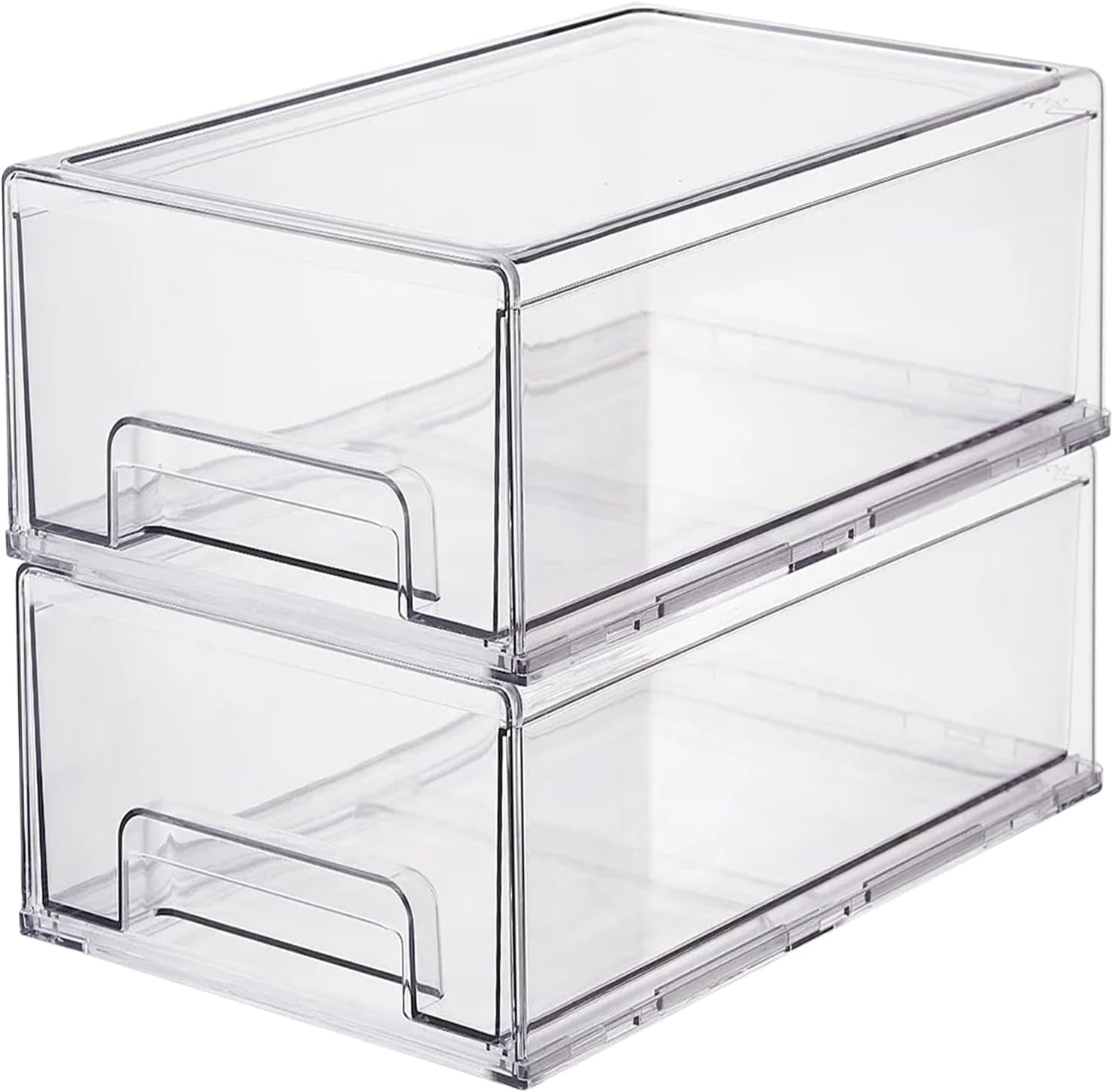 Clear Plastic Stackable Storag - Stackable Pantry Bin recensione e prezzo