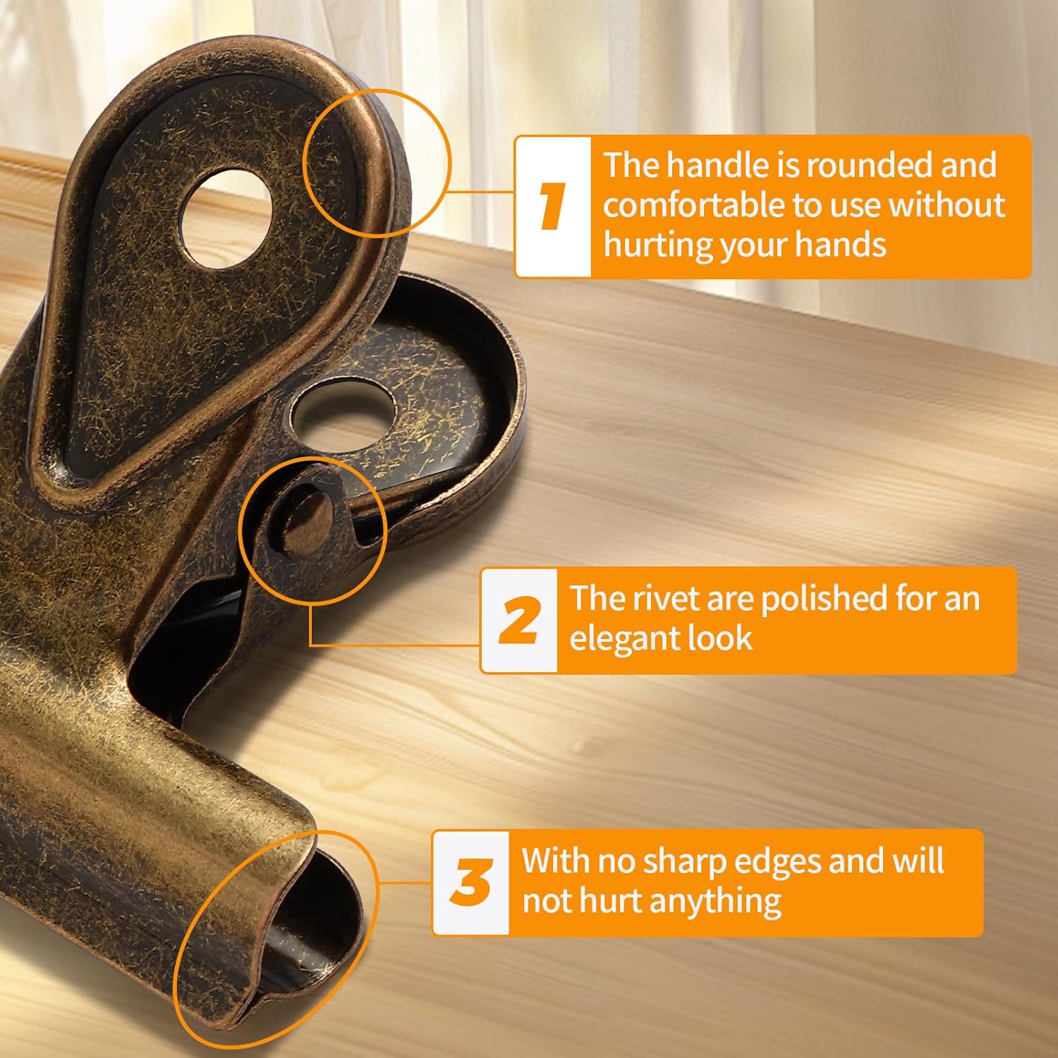 Bulldog Clips, 3 Pcs Binder Cl - Food Storage Method recensione e prezzo