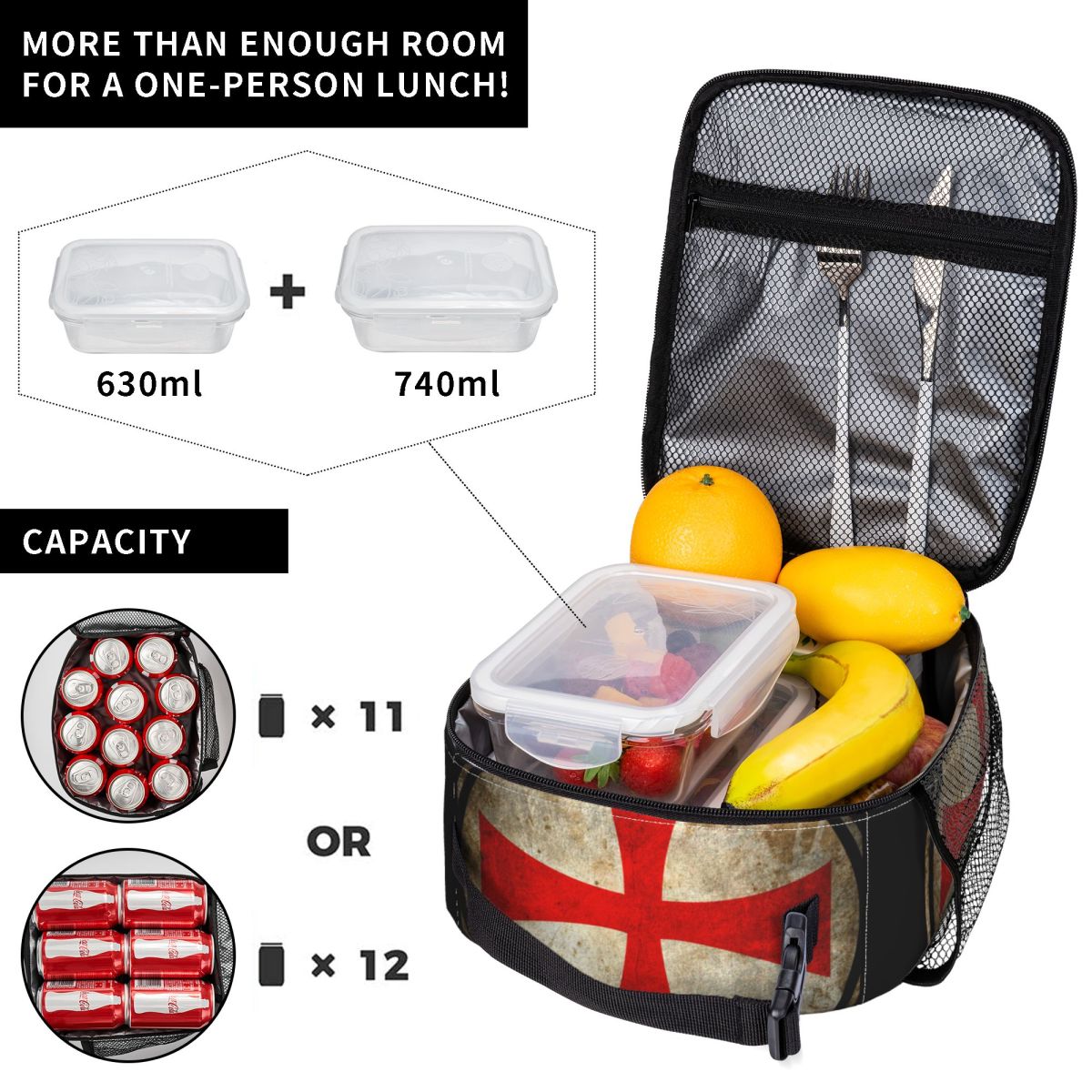 Templar Knight Jerusalem Cross - Food Storage Medieval recensione e prezzo