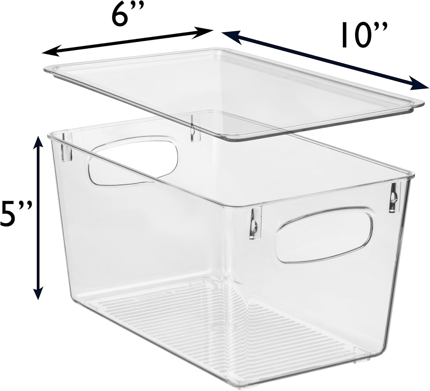 Clear Plastic Pantry Organizat - Stackable Pantry Bin recensione e prezzo
