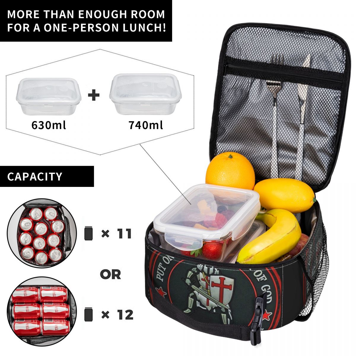 Templar Knight Jerusalem Cross - Food Storage Medieval recensione e prezzo