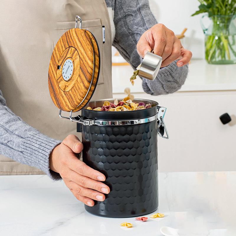 Kitchen Stainless Steel Coffee - Food Storage Stainless Steel Containers recensione e prezzo
