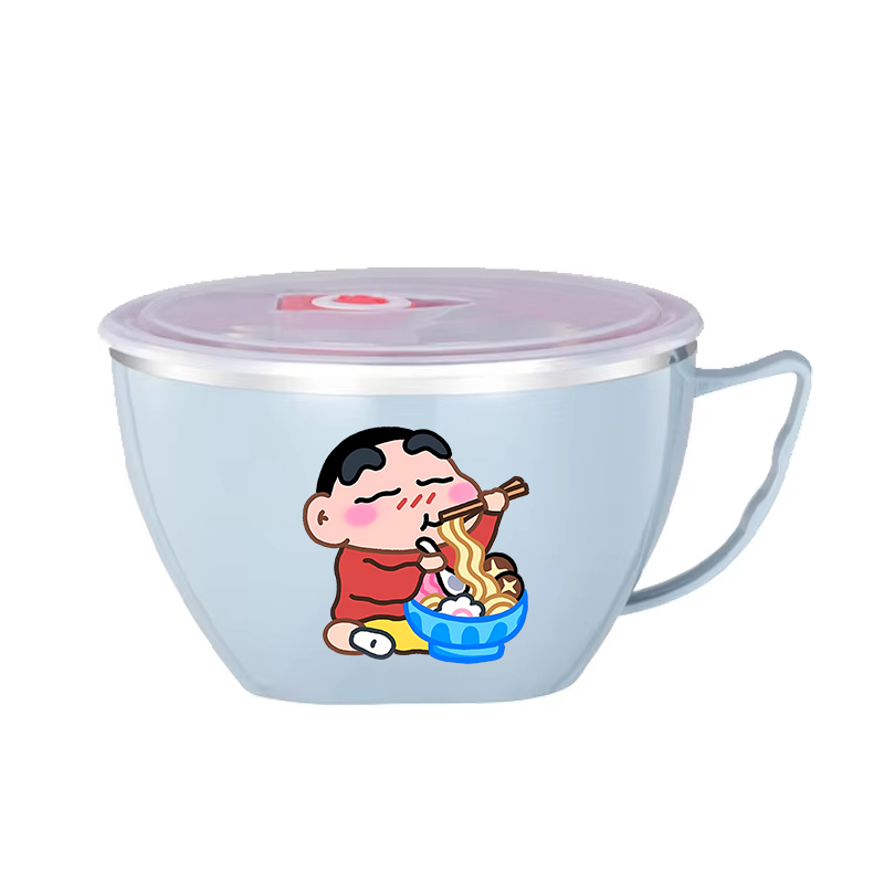 Crayon Shin-chan Noodle Bowl L - Food Storage Stainless Steel Containers recensione e prezzo