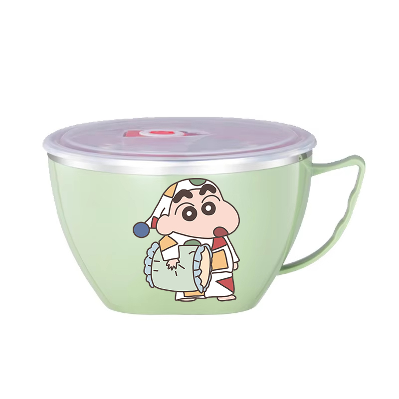 Crayon Shin-chan Noodle Bowl L - Food Storage Stainless Steel Containers recensione e prezzo