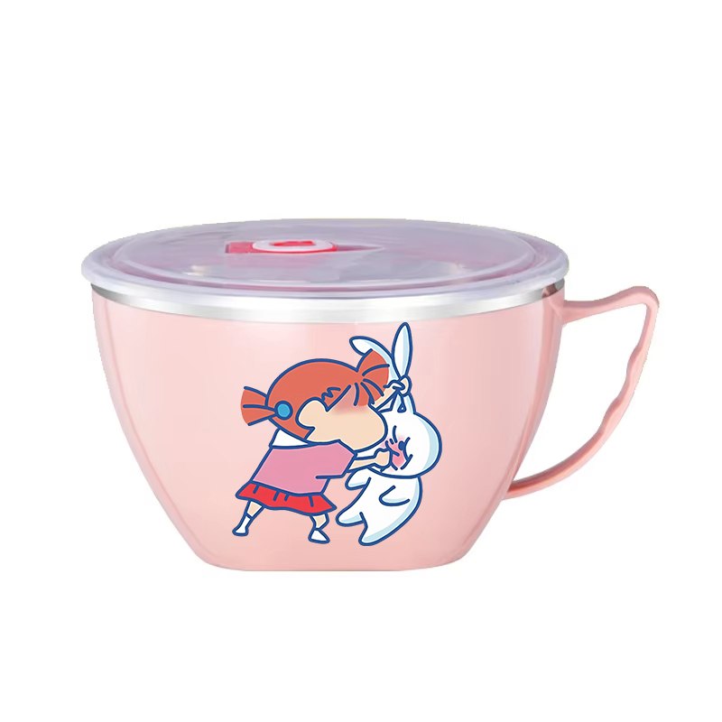 Crayon Shin-chan Noodle Bowl L - Food Storage Stainless Steel Containers recensione e prezzo