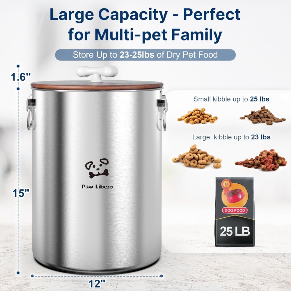2PK Stainless Steel Dog Food S - Food Storage Stainless Steel Containers recensione e prezzo