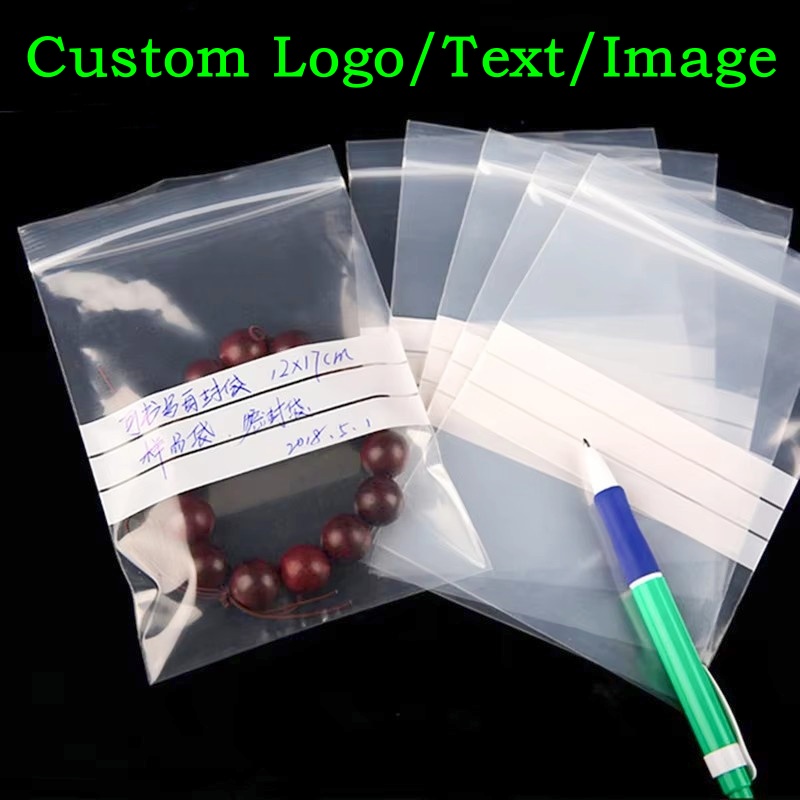 200PCS PE Clear Plastic Writin - Food Storage Plastic Bag recensione e prezzo