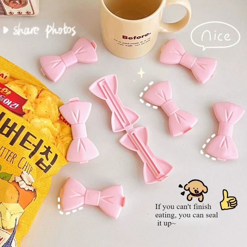 5PCS Kawaii Food Sealing Clip  - Food Storage Plastic Bag recensione e prezzo
