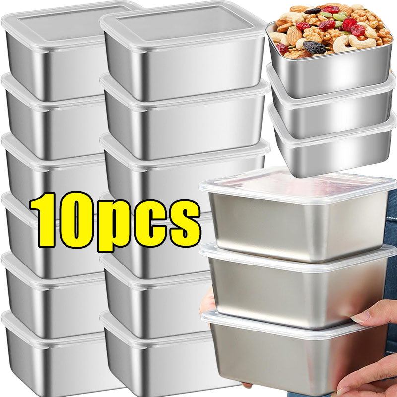 Stainless Steel Food Storage C - Food Storage Stainless Steel Containers recensione e prezzo