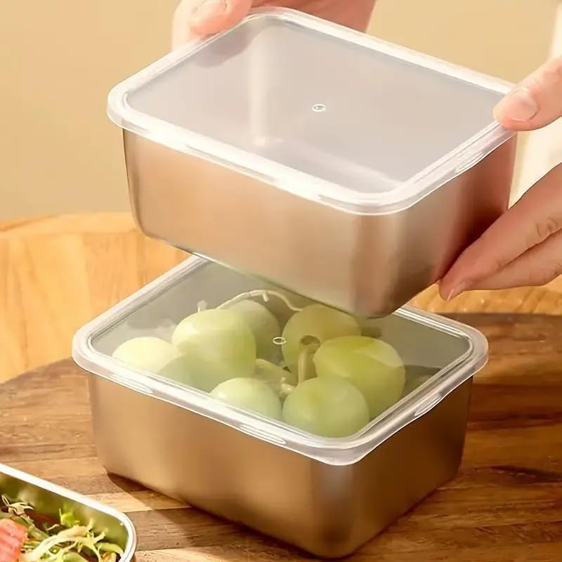 Stainless Steel Food Storage C - Food Storage Stainless Steel Containers recensione e prezzo