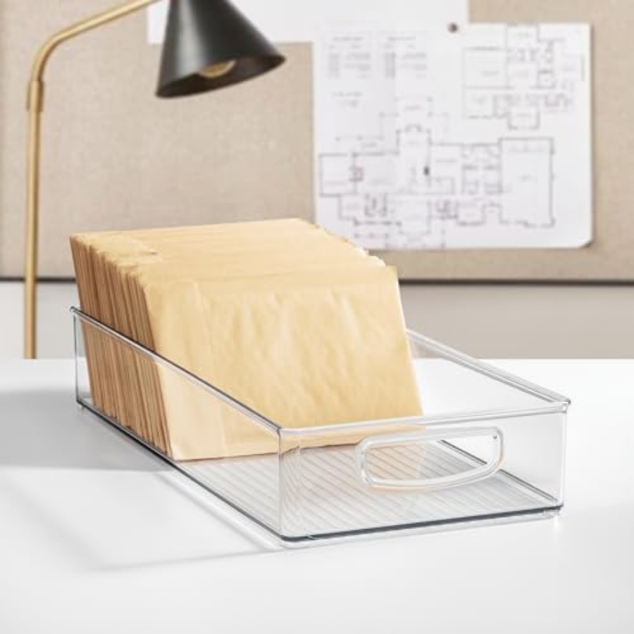 Stackable Clear Plastic Extra  - Stackable Pantry Bin recensione e prezzo