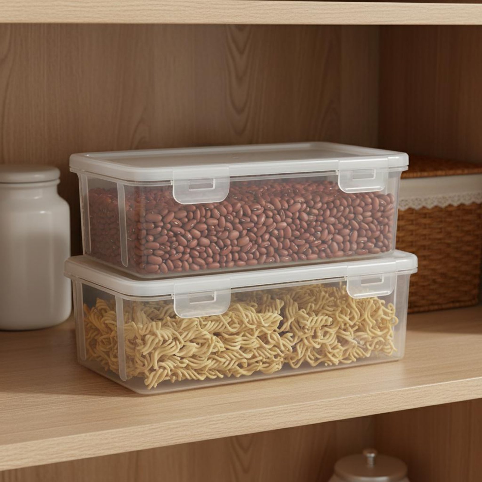 Transparent Seasoning Containe - Stackable Pantry Bin recensione e prezzo