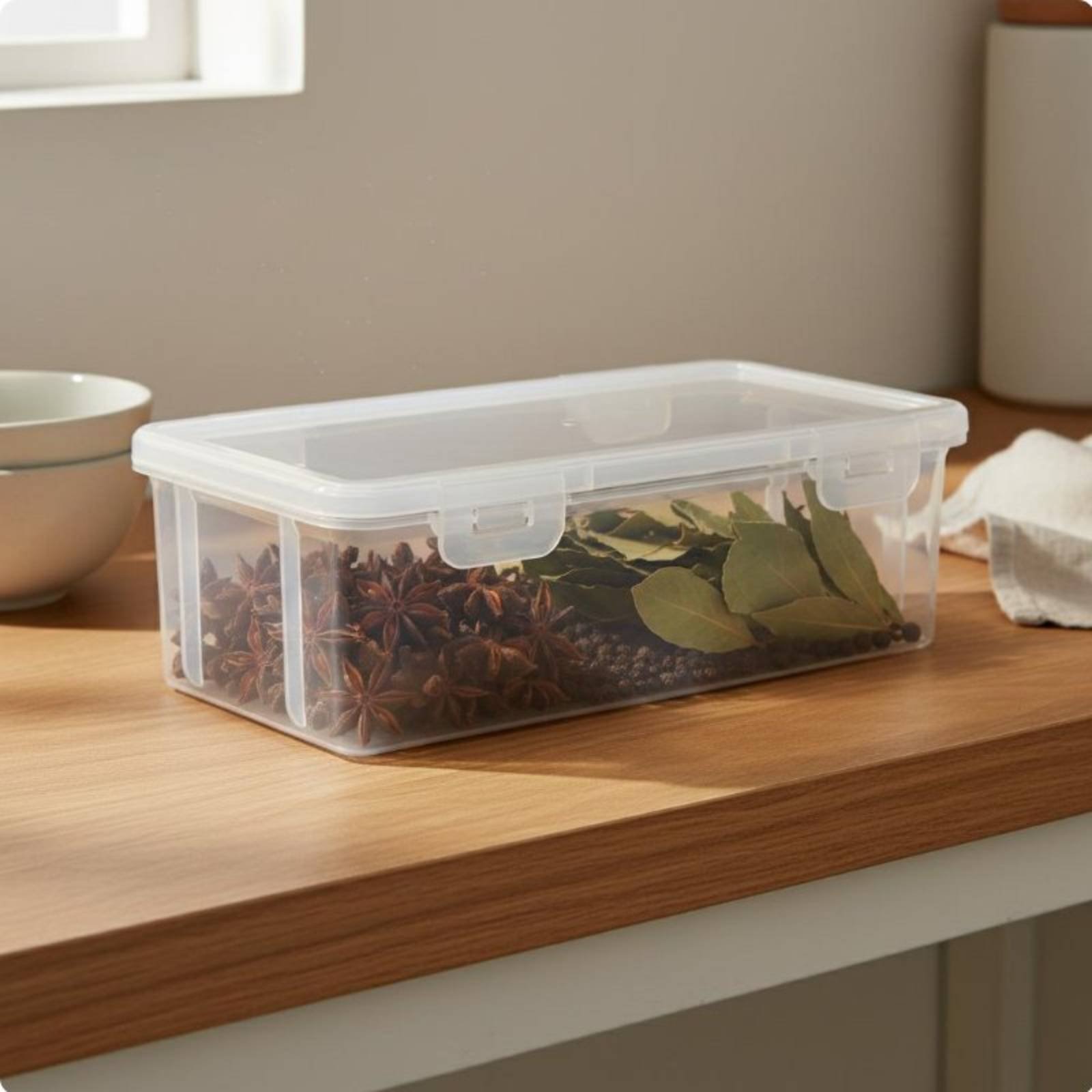 Transparent Seasoning Containe - Stackable Pantry Bin recensione e prezzo