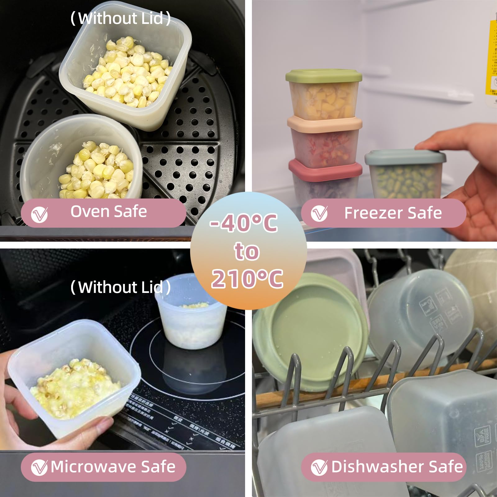 Food Grade Silicone Baby Food  - Food Storage Ideas recensione e prezzo